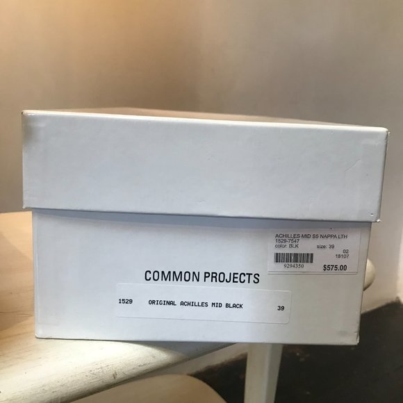 Common Projects -- Achilles Mid -- Original Black - Picture 6 of 7